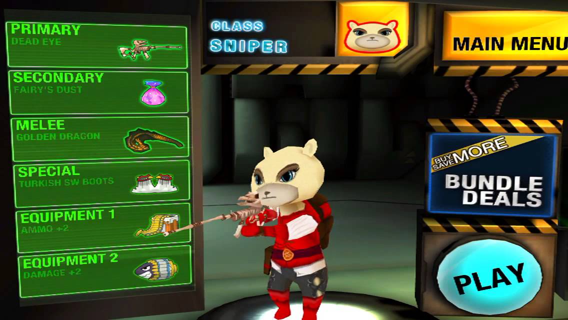 Battle bears all character set up