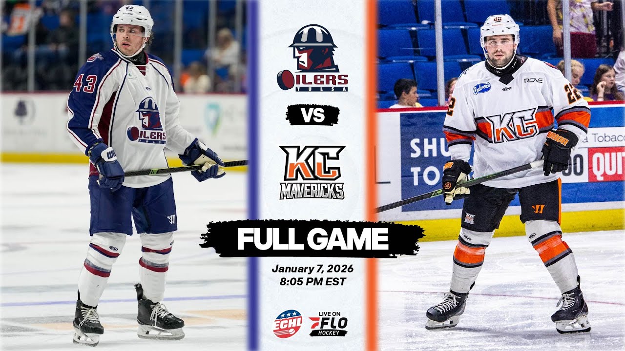 ECHL Free Live Stream - Tulsa Oilers vs Kansas City Mavericks | FloHockey