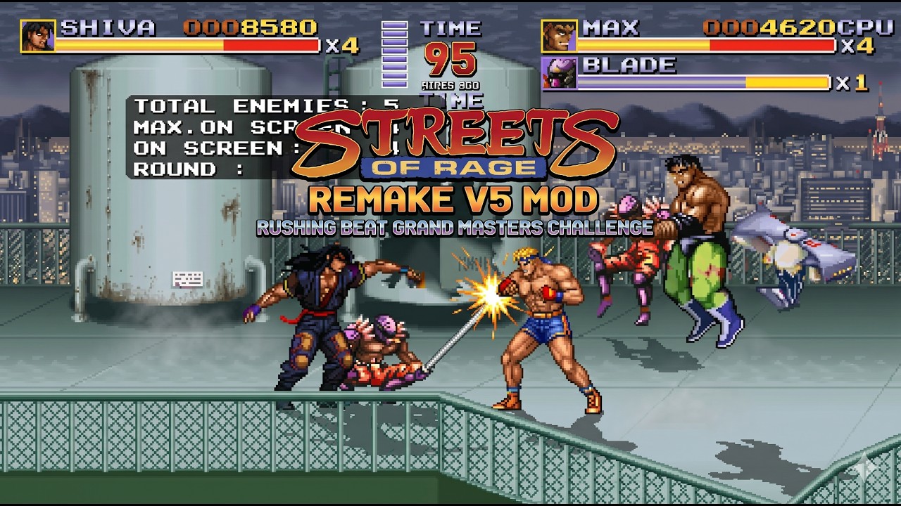 😊 V5 MOD Rushing Beat GrandMasters Challenge