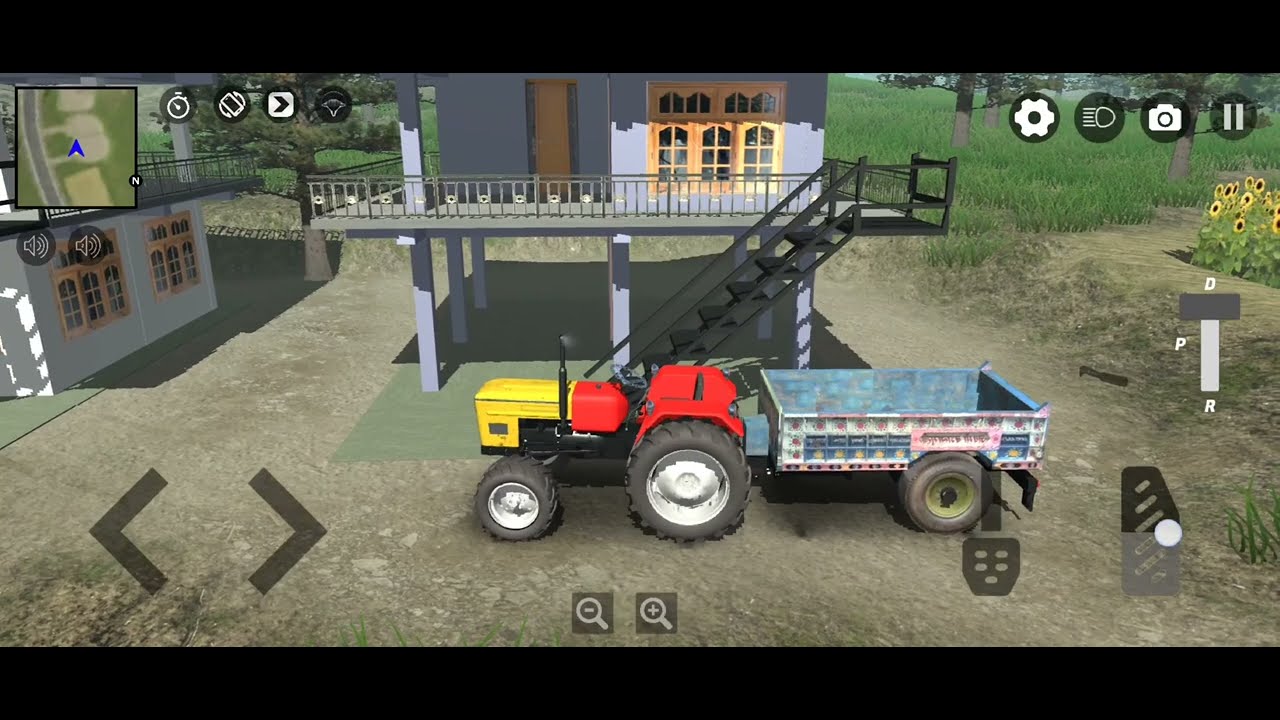 Village Tractor Driving 😍🚜 | Farming Game Tamil Gameplay