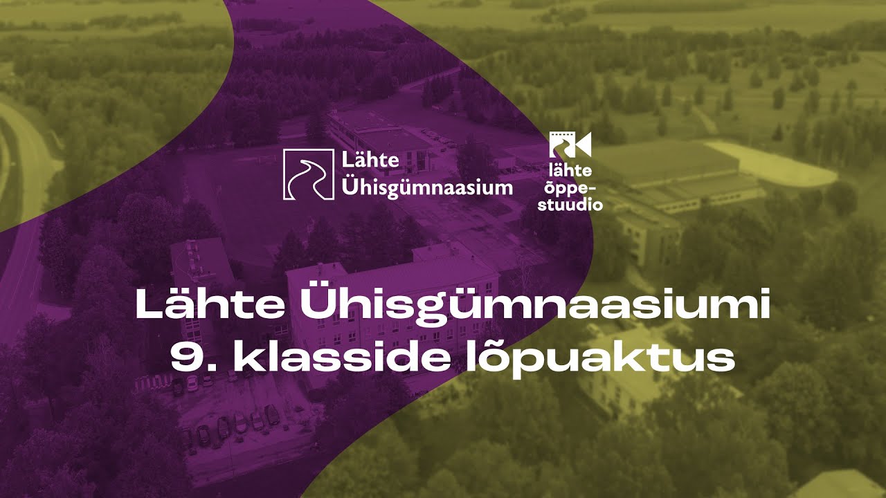 Lähte Ühisgümnaasiumi 9. klasside lõpuaktus 2024