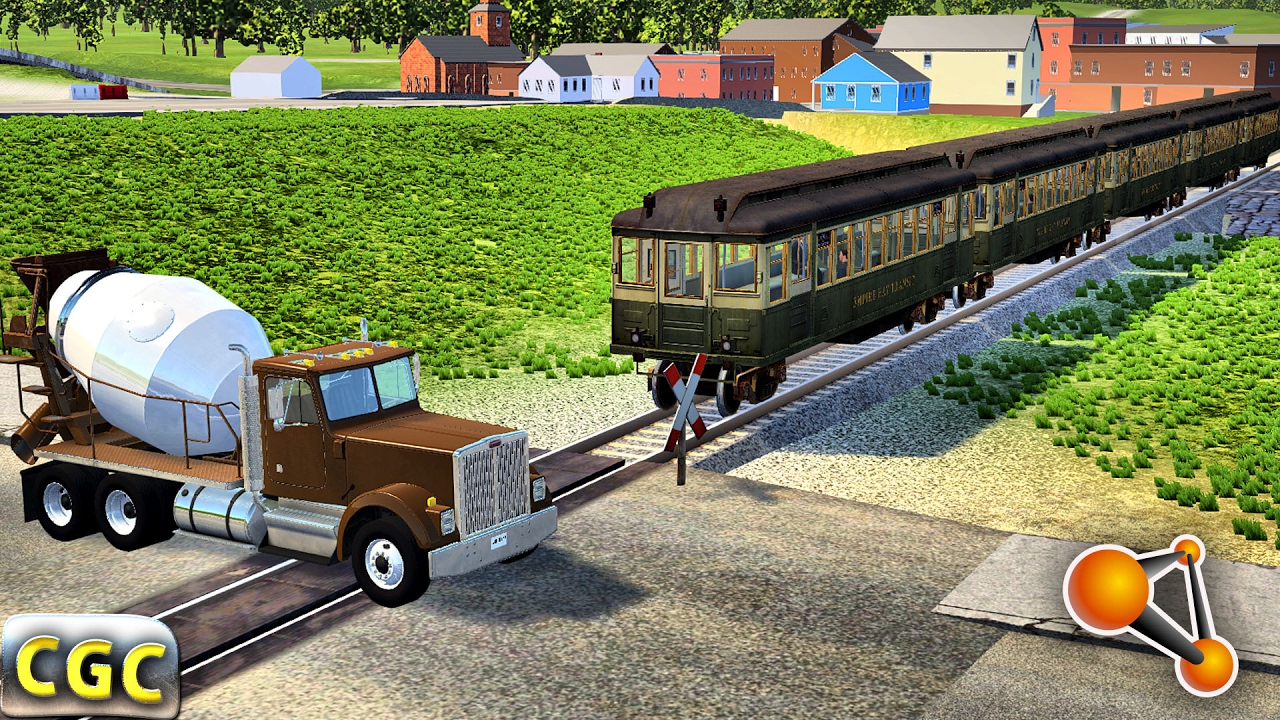 High speed Runaway Subway Train Crashes BeamNG Drive #4