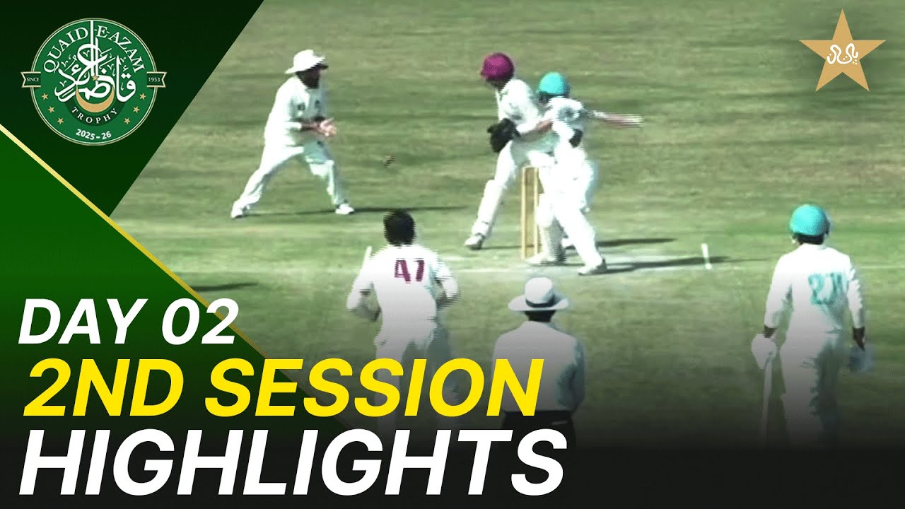 2nd Session Highlights | Multan vs Bahawalpur | Day 2 | Quaid-e-Azam Trophy 2025-26 | PCB | M2P1K