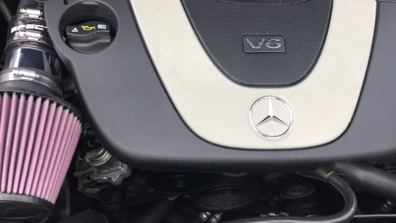 2008 Mercedes Benz c300 with K&N cold air intakes