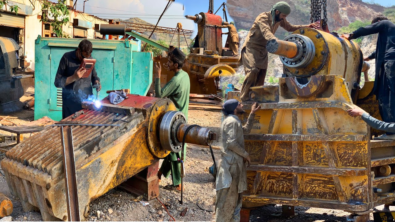 Installation And Replacement Of Bearing And Shaft In Hammer Crusher Machine | How to
