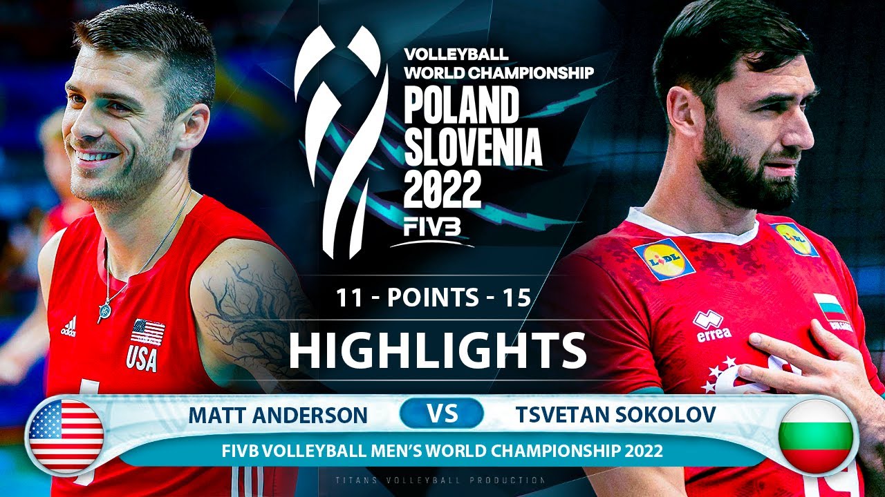 Matt Anderson vs Tsvetan Sokolov | USA vs Bulgaria | Highlights | World Championship 2022 (HD)