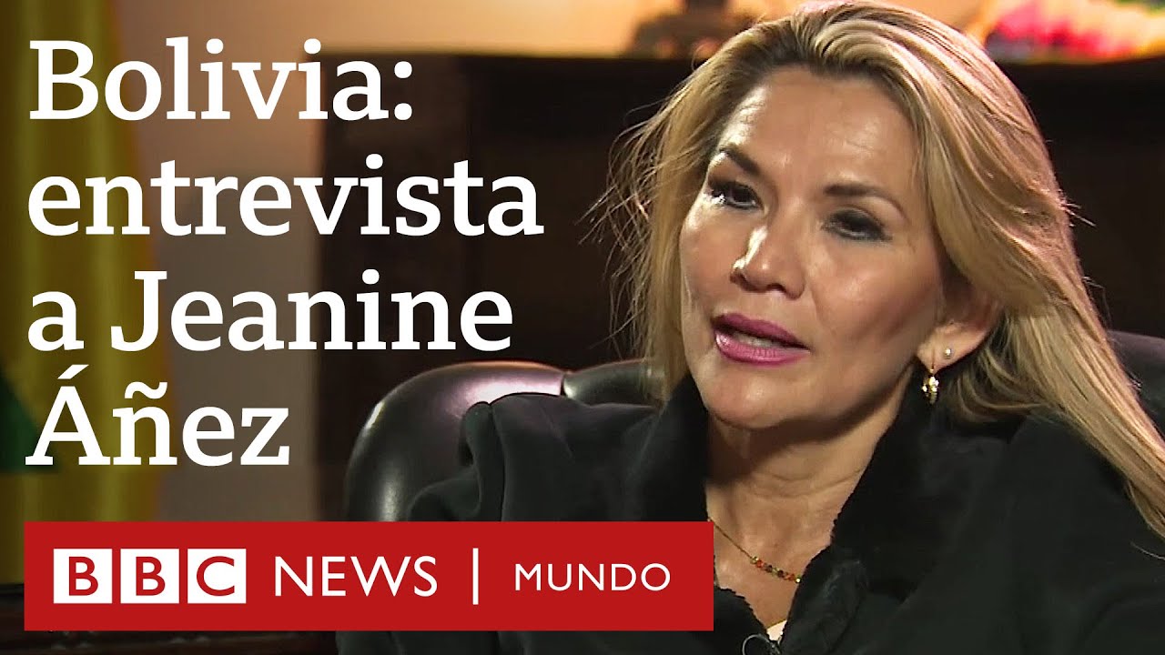 Jeanine Áñez, presidenta interina de Bolivia: 