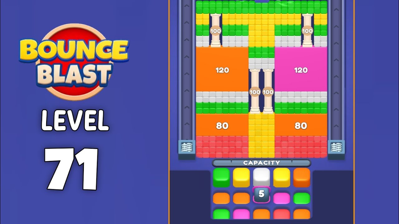 Bounce Blast level 71 solution