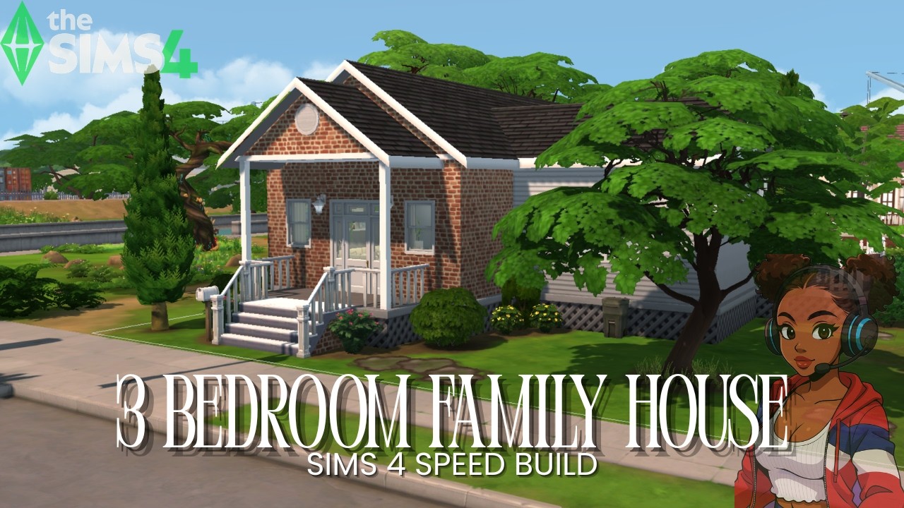 Build A Family Home With Me | Sims 4 Speed Build | No CC