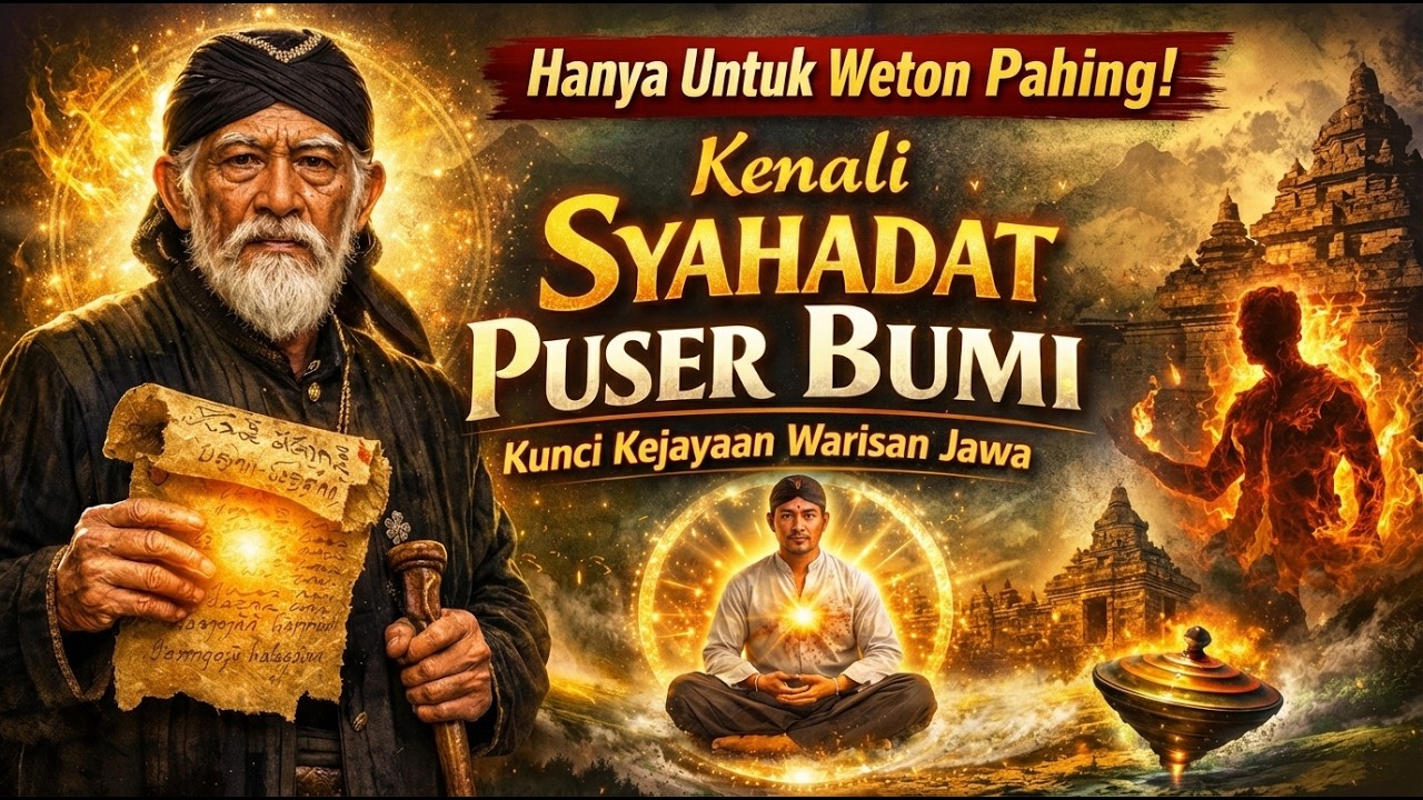 Hanya Untuk Weton Pahing‼️ Kenali Syahadat Puser Bumi, Kunci Kejayaan Warisan Jawa