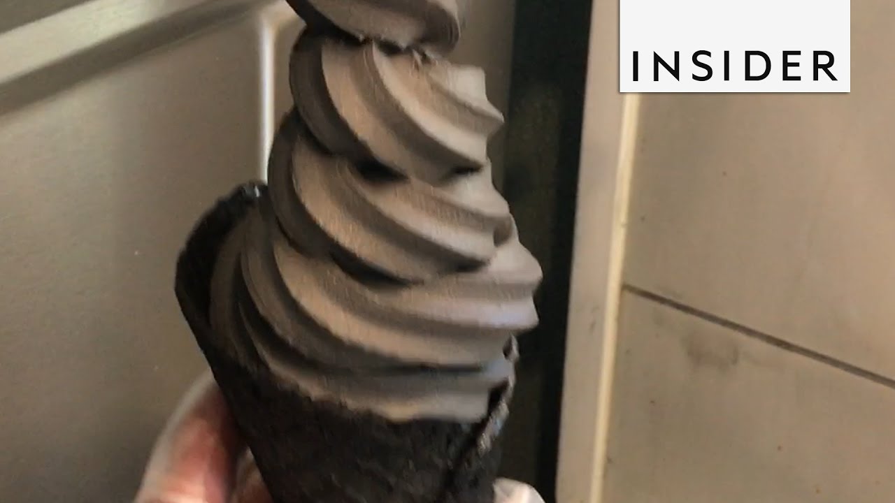Goth Black Ice Cream
