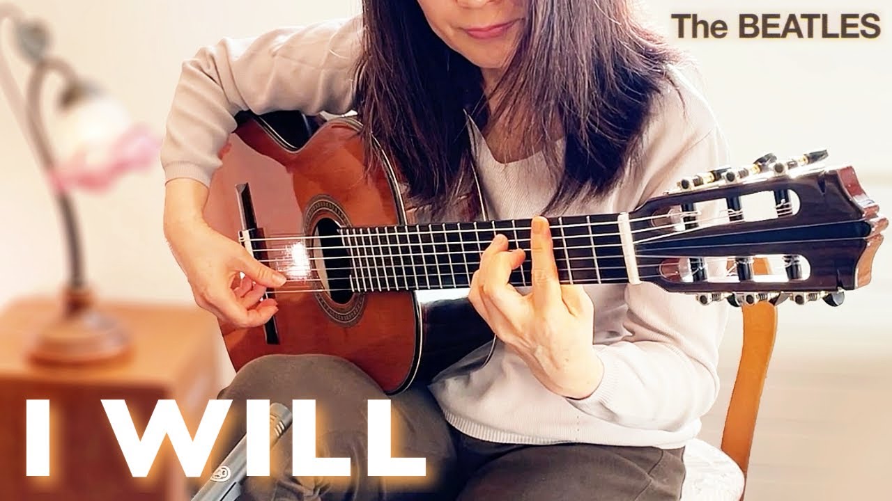 The Beatles - I Will - Fingerstyle Classical Guitar ソロギター Arr. SkyGuitar