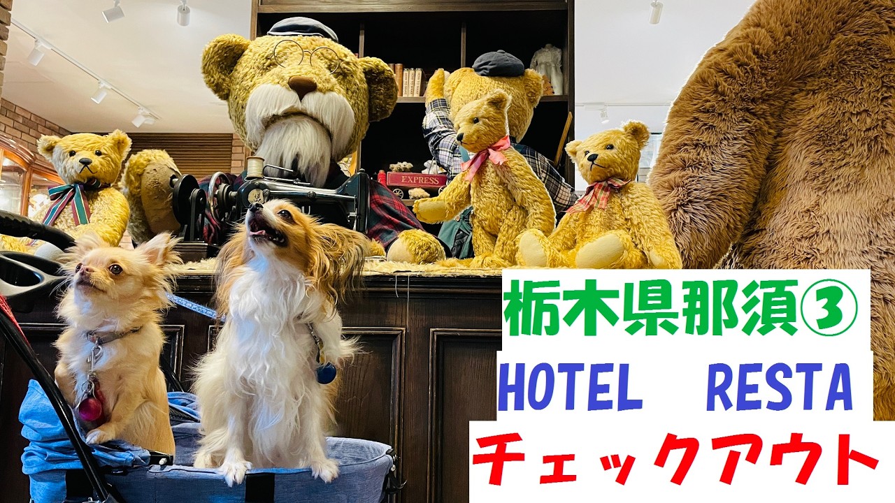 【犬と旅行】栃木県那須　HOTEL RESTA ③チェックアウト
