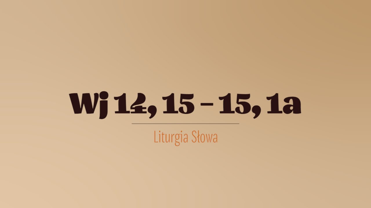 #WigiliaPaschalna | 4 kwietnia 2026 | Czytanie trzecie | (Wj 14, 15 &ndash; 15, 1a)