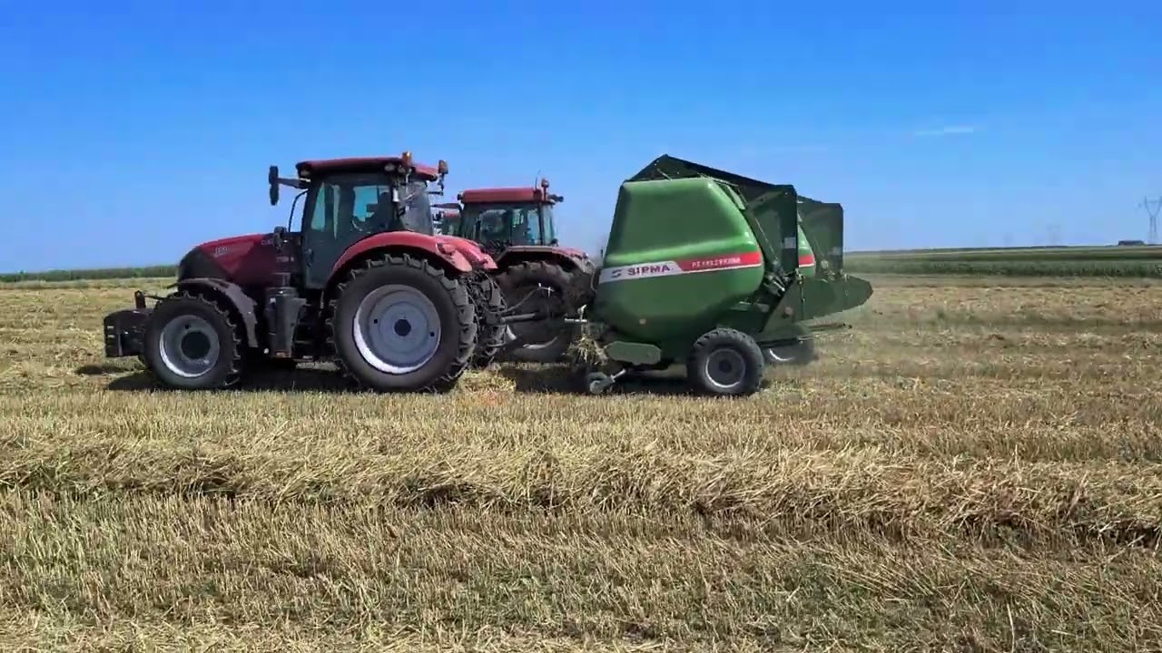 #Sipma Pz 2780 Supra oraz dwie prasy Pz 1832 Prima #rolnictwo #sipma #variable chamber baler #słoma