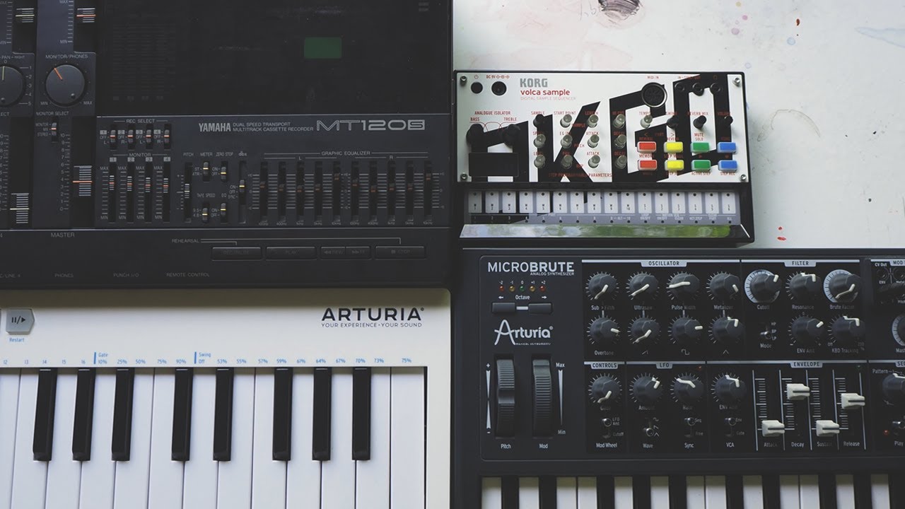 Deep Techno/House - Microbrute + Volca Sample
