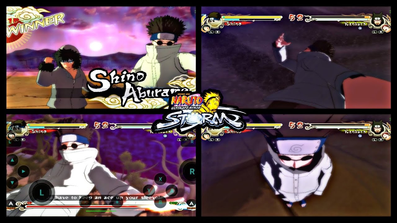 Shino Aburame Gameplay | Naruto Ultimate Ninja Storm | SD 7S GEN 2 