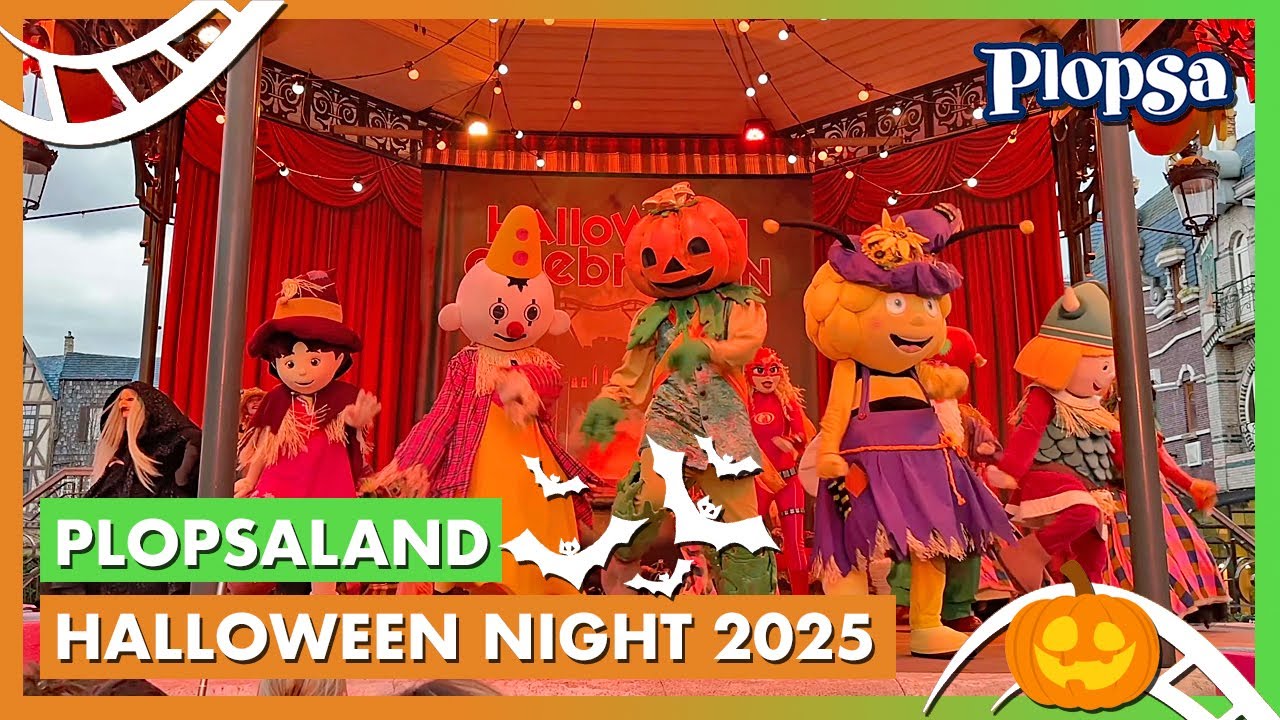 🎃 Plopsaland Belgium Halloween Celebration Night 2025