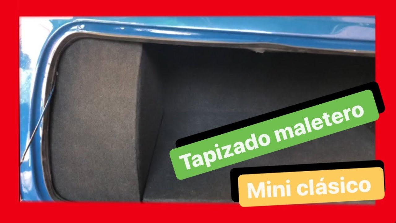 Montamos kit de tapizado del maletero del mini clásico