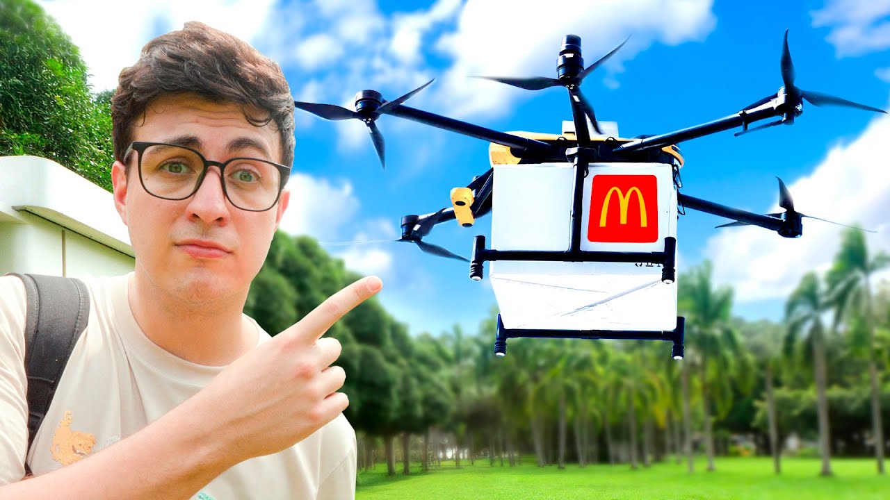 As&iacute; es Pedir Comida con Drones en China