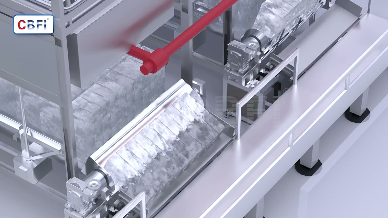 CBFI 30-Ton Transparent Direct Cooling Block Ice Machine ❄️