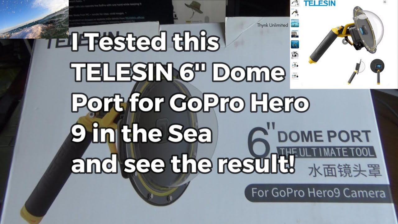 Я протестировал этот 6-дюймовый купольный порт Telesin для GoPro в море и посмотрел РЕЗУЛЬТАТ.