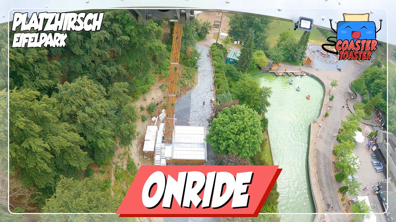 Platzhirsch - Eifelpark - Wie kann das legal sein? 😨 - 50m hoher Funtime Booster | POV