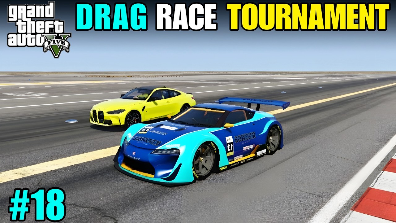 WORLD'S BIGGEST DRAG RACE EVER | GTA V GAMEPLAY | #18