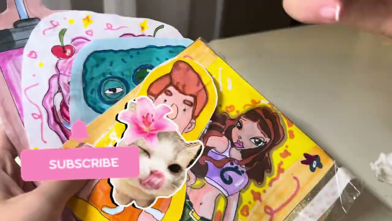 Распаковка бс🌸|мои любимые коллекции бумажных блогеров💖|paper time