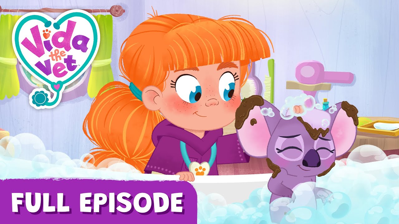 Vida’s Healthy Fur Day @VidaTheVet Full Episode 💖 Animal Cartoons for Kids #learning  #Animals