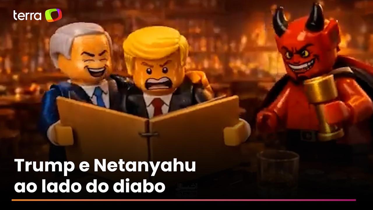 Irã cria animação com Trump ao lado do diabo após ataque a escola