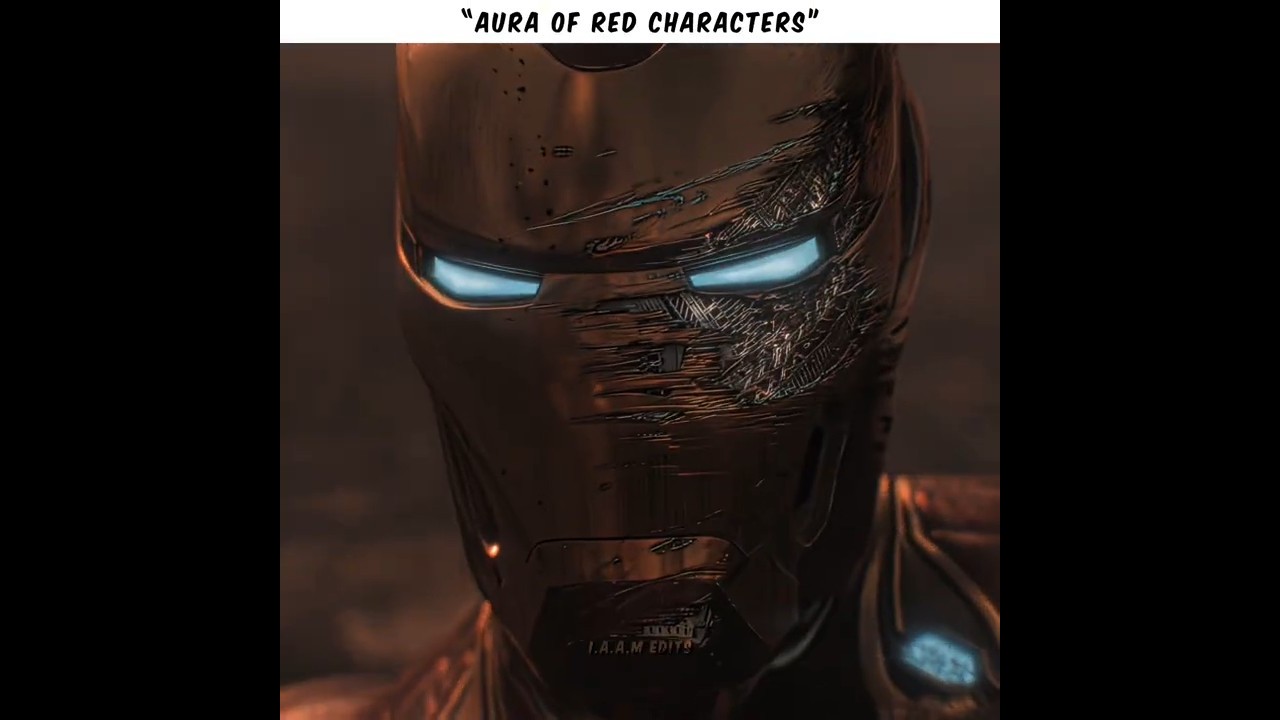 Aura Of Red Characters 🔥 | #shorts #cartoon #ironman