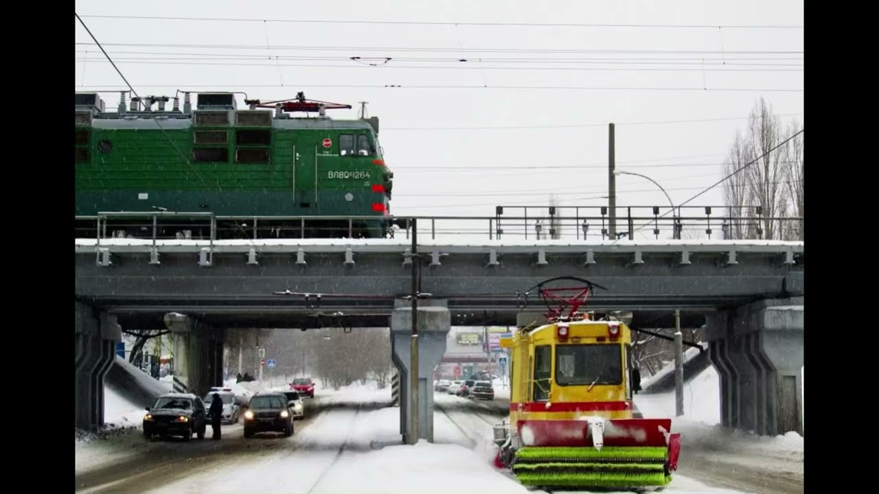 САРАТОВСКИЙ ТРАМВАЙ-СНЕГОЧИСТ  ВТК-01 № ВТК-01-1 | ПОЕЗДКА ПО ЗАВОДСКОМУ РАЙОНУ