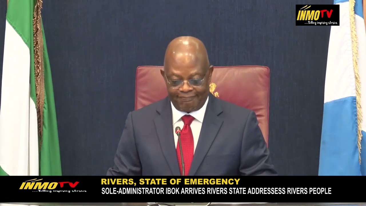 RIVERS STATE SOLE ADMINISTRATOR ADDRESSES RIVERS PEOPLE