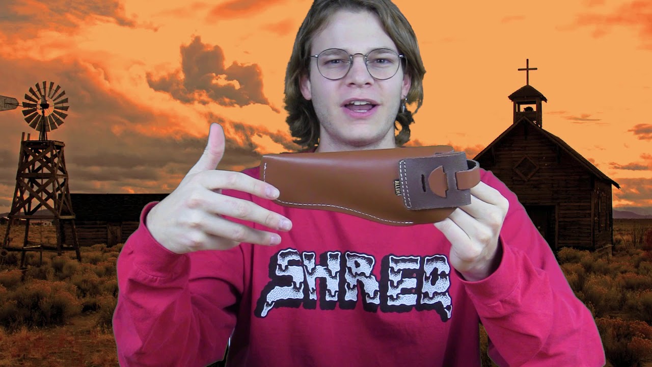Allen Co. Red Mesa Leather Hip Holster (02) - 8.5