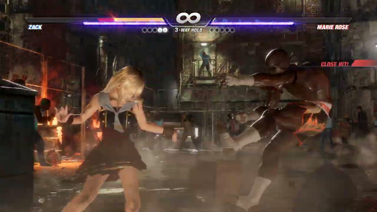 [ryona]DOA6 ザック vs マリー・ローズ[※リョナ注意]