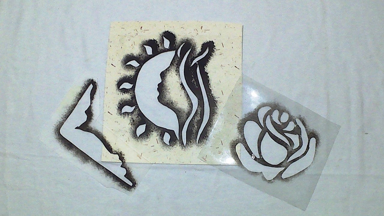 3 Formas de hacer un Stencil casero