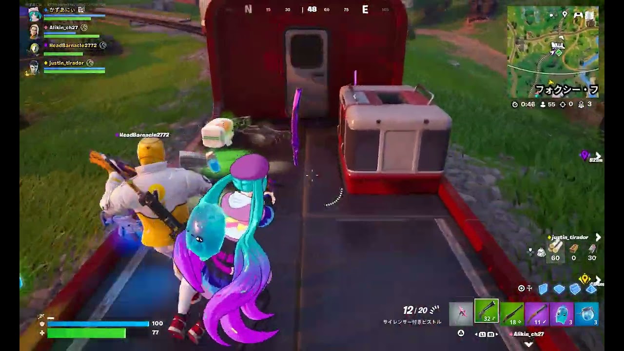 FORTNITE　普通にプレイ503　｢花畑｣
