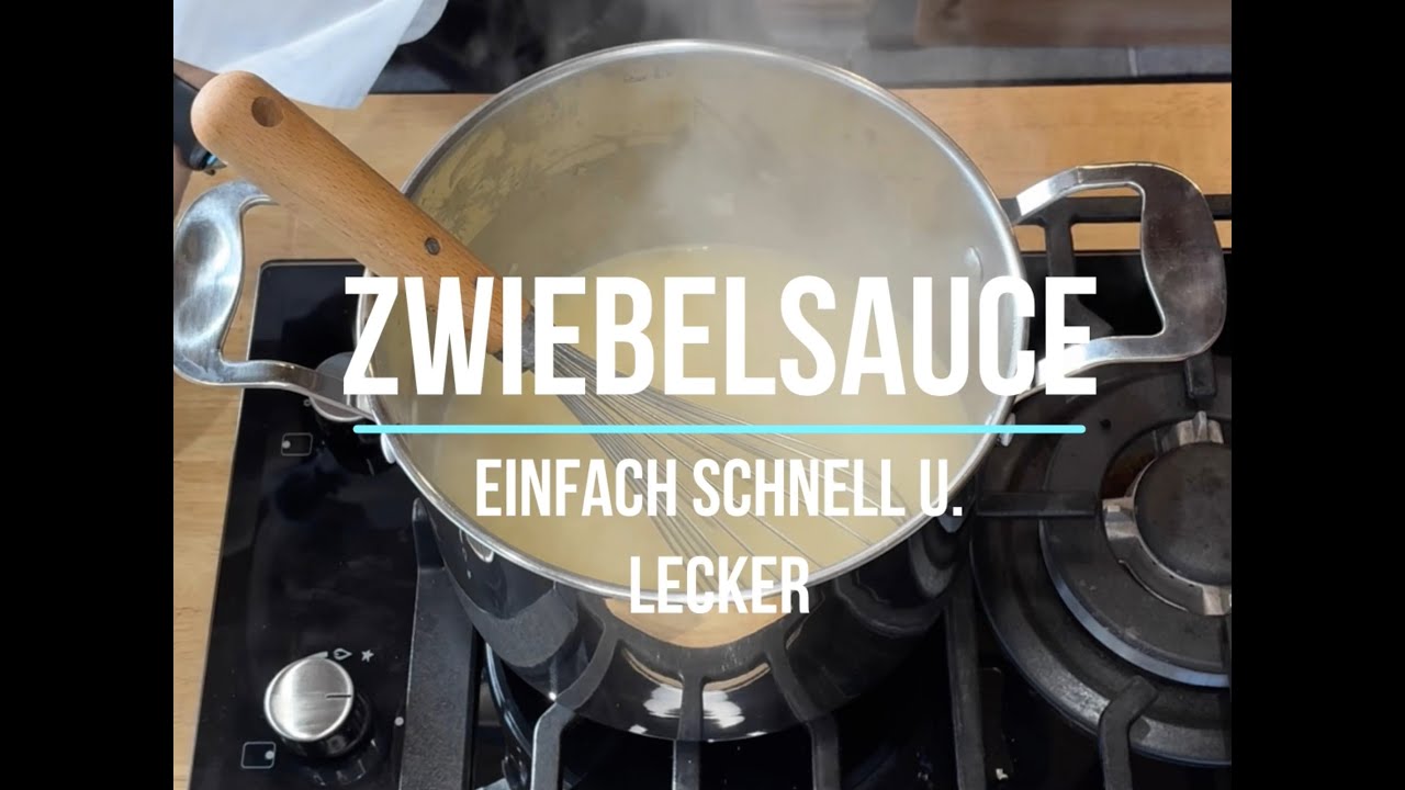 Zwiebelsauce - einfach schnell und lecker  -  meine-bbq-werlstatt