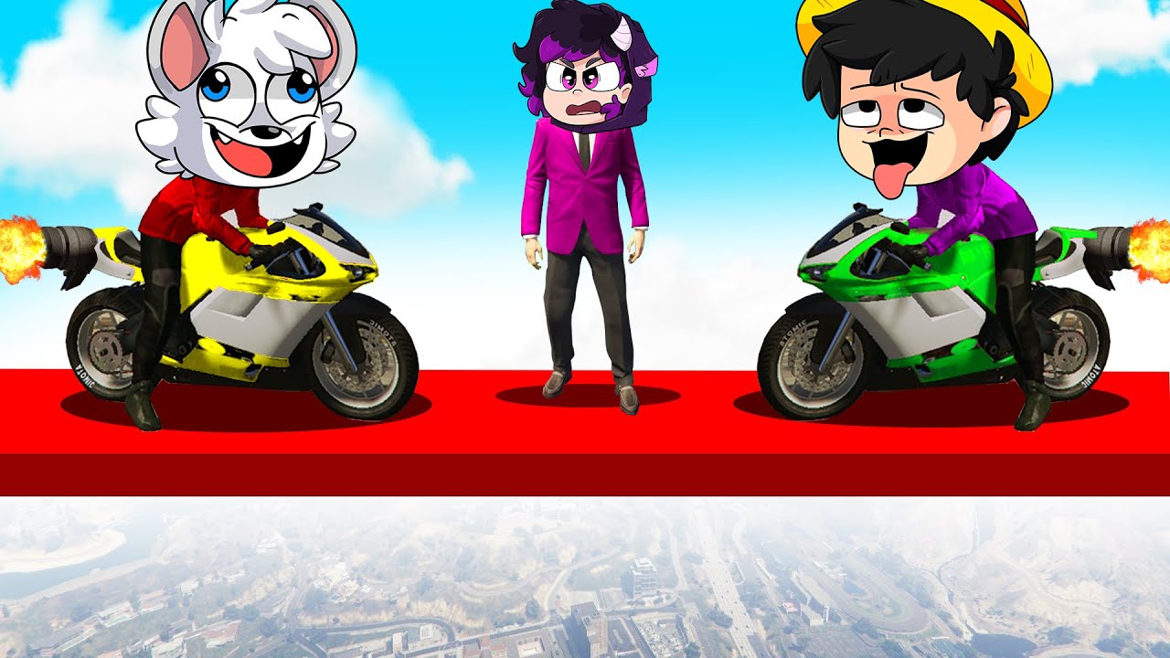 ¡NO PUEDO ESCAPAR DE ESTO! 💥😱 PELEA de los PANAS en GTA 5 🔥😂 MOTOS VS COHETES con LOS PANAS!