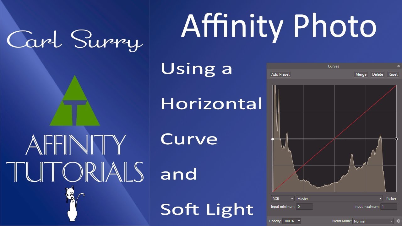 Affinity Photo  Using Horizontal Curves With Soft Light