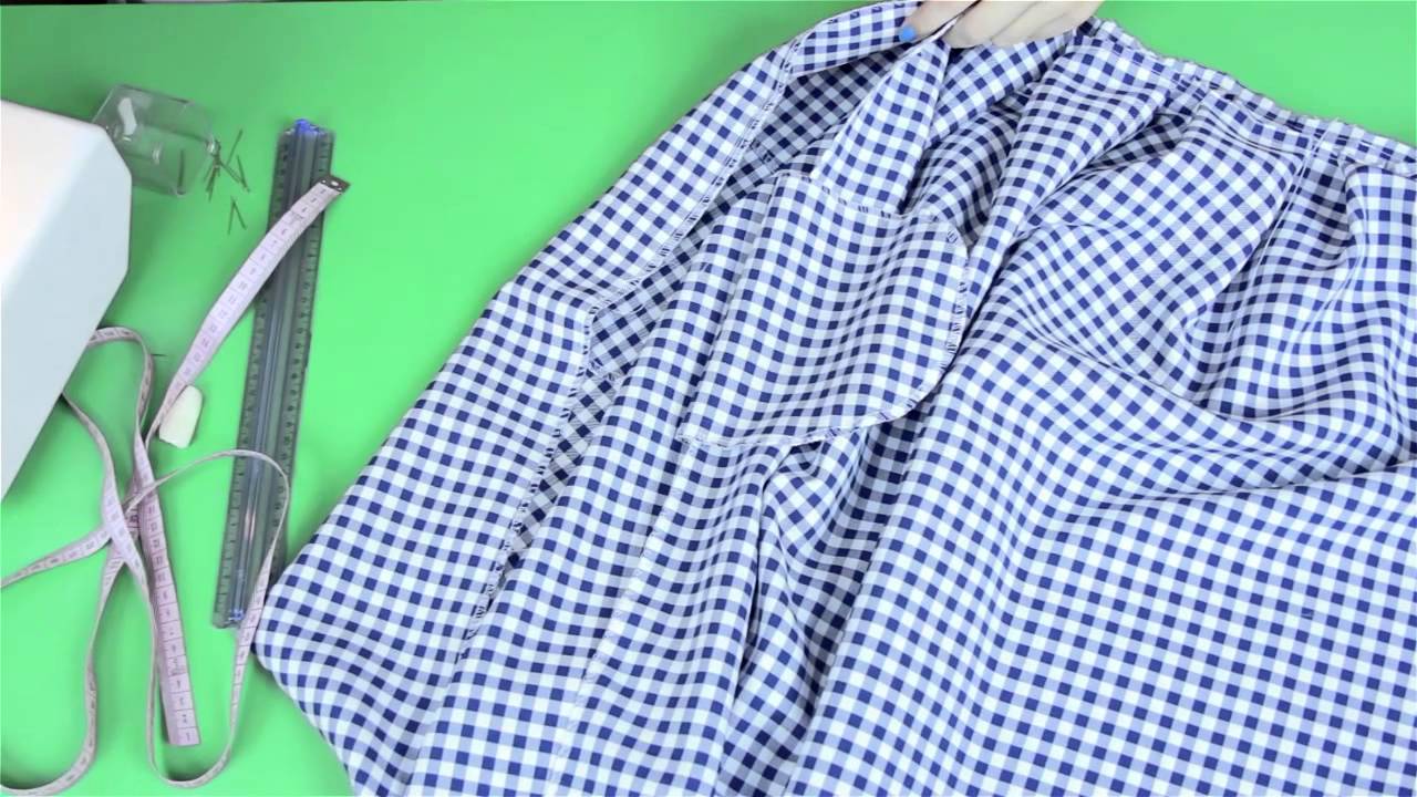 DIY: Zrób to sam spódnica z kontrafałdami