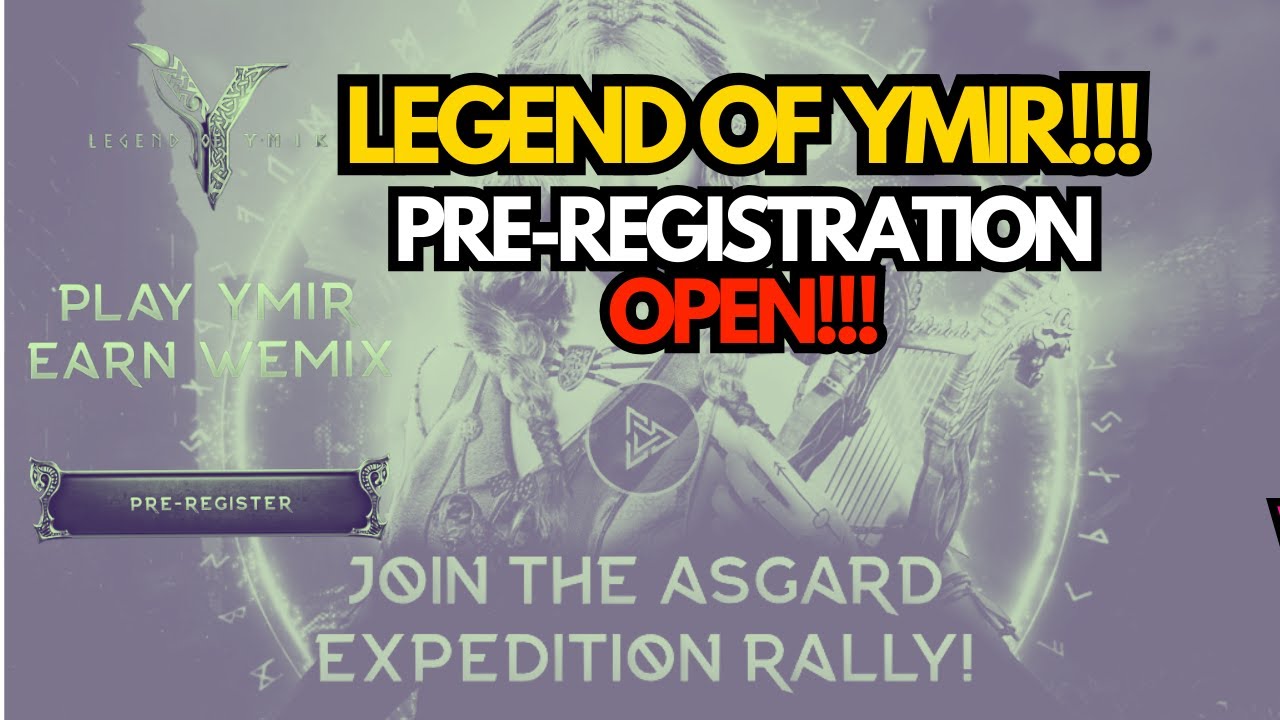 Legend of Ymir Pre-Registration Event is Live! Lets PLAY!!!