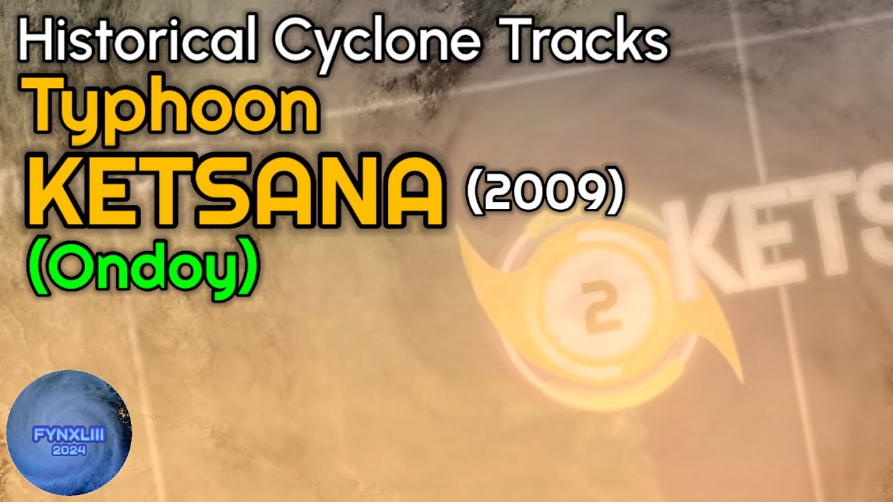 Track of Typhoon Ketsana (OndoyPH) (2009)