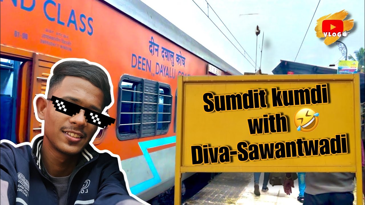 कोकणची वाट 👣 ! Diva Sawantwadi Express Journey | Pattu The Vlog