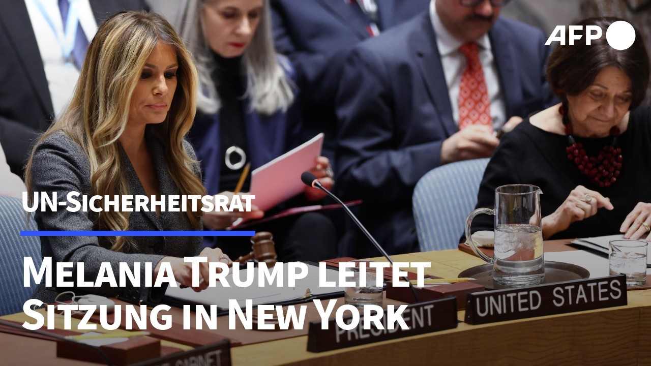 Melania Trump leitet Sitzung des UN-Sicherheitsrats | AFP