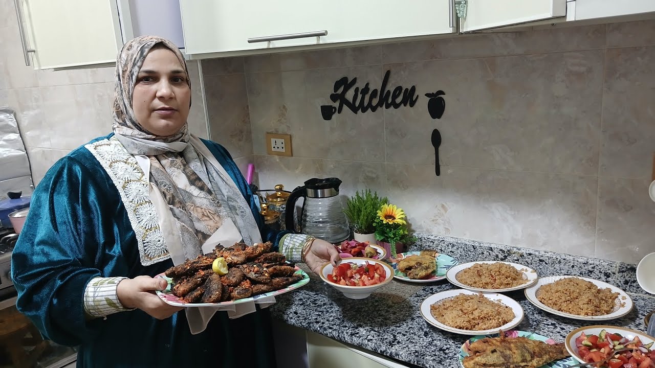 مقلى ومشوى بطريقه جميل جدا 