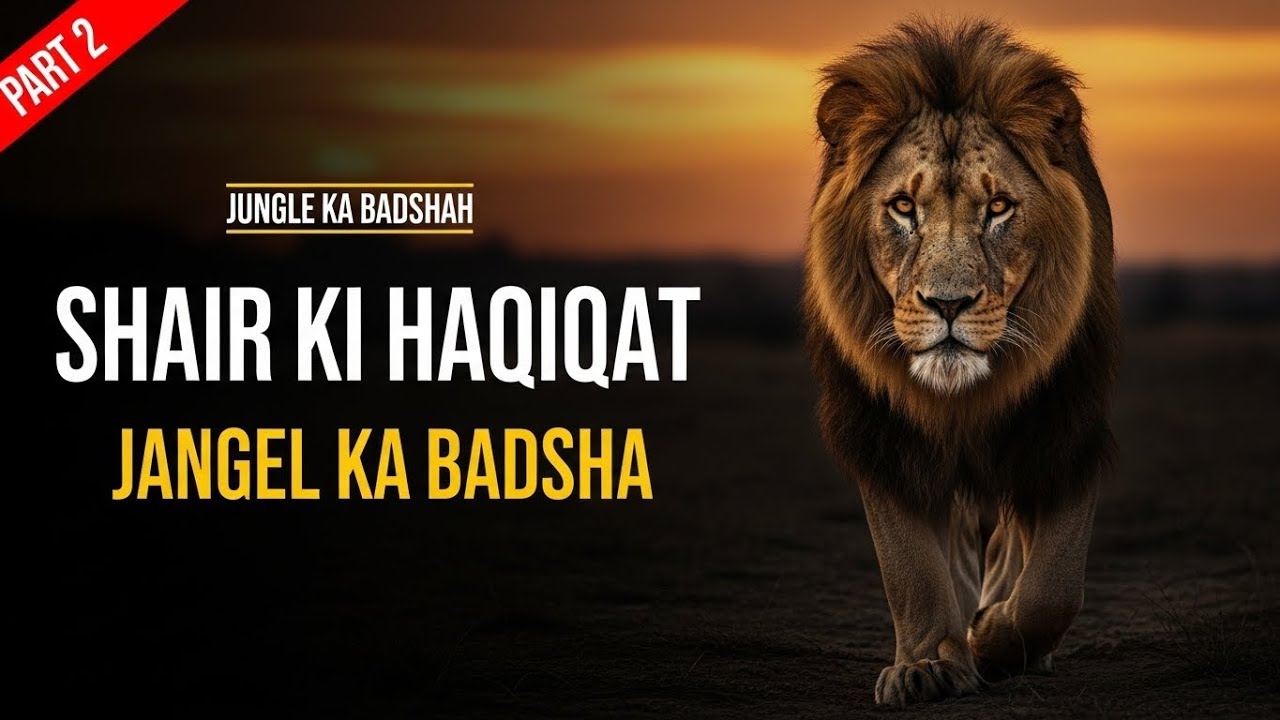 شیر کی حقیقت | Lion Ki Haqiqat – PART 2(Shikar, Taqat, Dushman aur Khatraat)