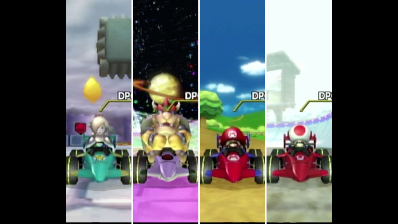 MKWii Unrestricted Vehicles Every Lightweight & Heavyweight Characters Driving On Sprinter