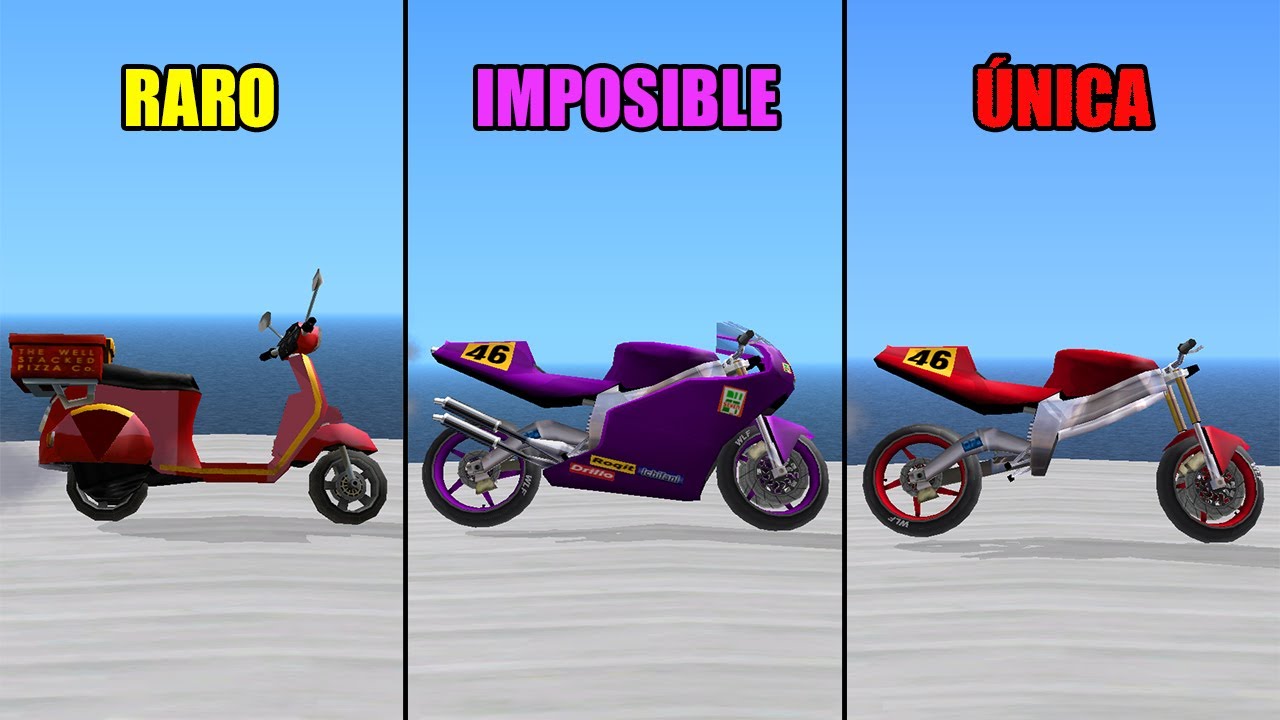 Encuentro Todas Las Motos en GTA San Andreas (Sin Mods, +Moto Legendaria)